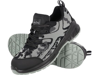 Bezpečnostná obuv pre mužov (Farba Camo-Gray, Veľkosť 39)