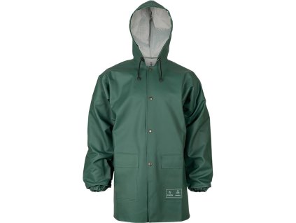 Ochranná dažďová bunda pre mužov (Farba Zelená, Veľkosť 48)