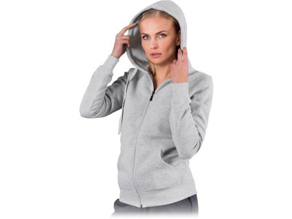 Ochranná mikina pre ženy (Farba Svetlo Sivá, Veľkosť 2XL)