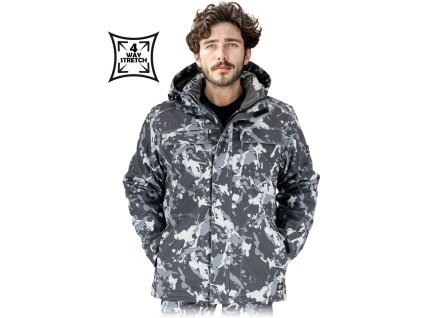 Izolovaná ochranná bunda pre mužov (Farba Camo-Gray, Veľkosť 2XL)