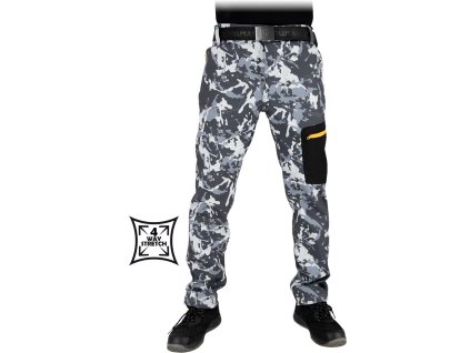Ochranné nohavice dlhé v pase pre mužov (Farba Camo-Gray, Veľkosť 46)