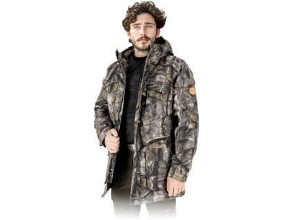 Izolovaná ochranná bunda pre mužov (Farba Moro, Veľkosť 2XL)