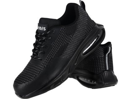 Bezpečnostná obuv pre mužov (Farba Čierna A Sivá, Veľkosť 39)