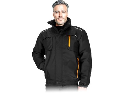 Izolovaná ochranná bunda pre mužov (Farba Čierna, Veľkosť 2XL)