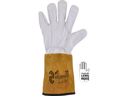 Zváračská rukavica na ľavú ruku REIS