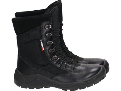 Vysoké členkové topánky pre mužov (Farba Čierna, Veľkosť 36)