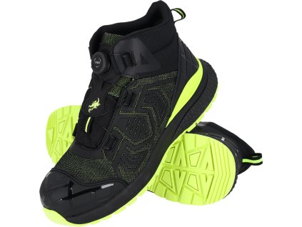 Bezpečnostná obuv pre mužov (Farba Čierno-Celadon, Veľkosť 39)