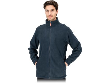 Ochranná flísová mikina pre mužov (Farba Grafit, Veľkosť 2XL)