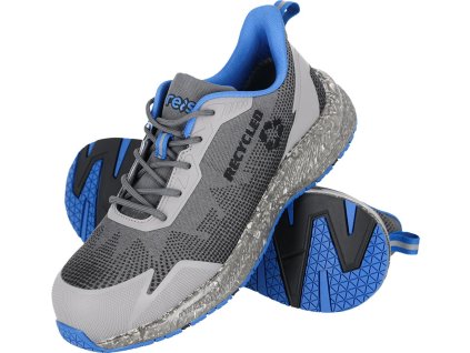 Bezpečnostná obuv pre mužov (Farba Ocel-Čierno-Modrý, Veľkosť 39)