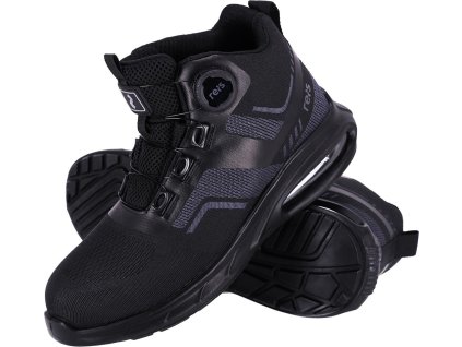 Bezpečnostná obuv pre mužov (Farba Čierna A Sivá, Veľkosť 39)