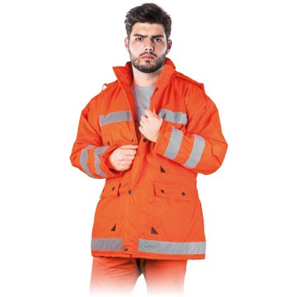 Zimná pánska reflexná bunda REIS 01