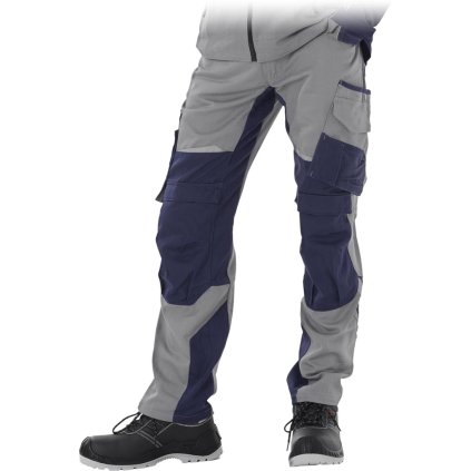 SPODNIE OCHRONNE DO PASA pre mužov (Farba námornícka modrá-šedá, Veľkosť 46)