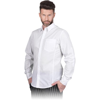 KOSZULA DO GASTRONOMII pre mužov (Farba biela, Veľkosť 2XL)