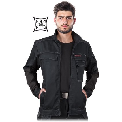 69040 6 bluza ochronna pre muzov farba cierna velkost 2xl