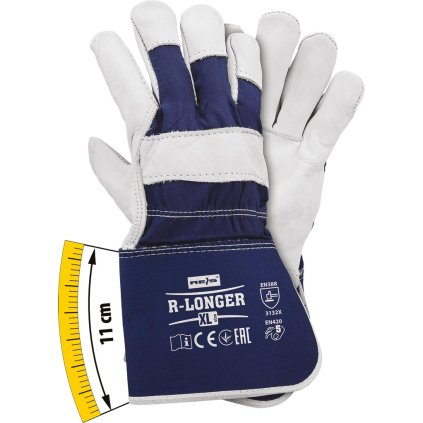 Pracovné rukavice kožené EN420 REIS