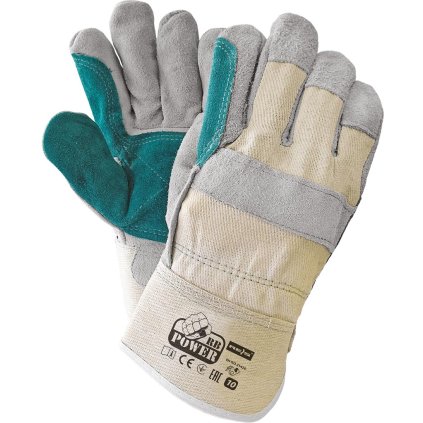 Rukavice zo štiepanej hovädzej kože REIS