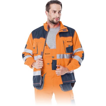Pánska pracovná bunda reflexná FORMEN
