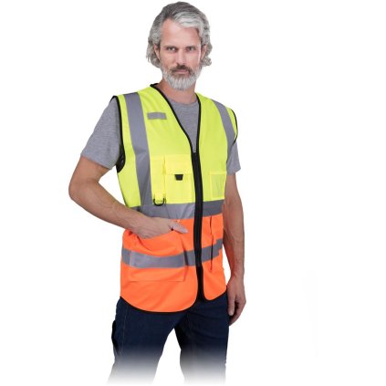 Pánska reflexná vesta predĺžená REIS