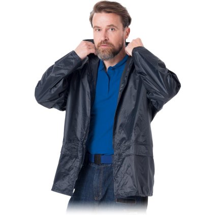 KURTKA OCHRONNA PRZECIWDESZCZOWA pre mužov (Farba navy, Veľkosť L)