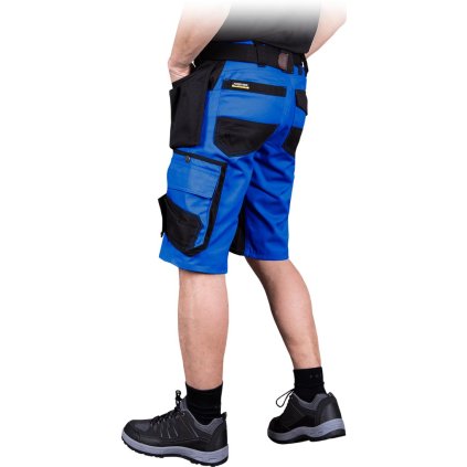 70300 19 spodnie ochronne do pasa krotkie pre muzov farba biela modra cierna velkost 2xl