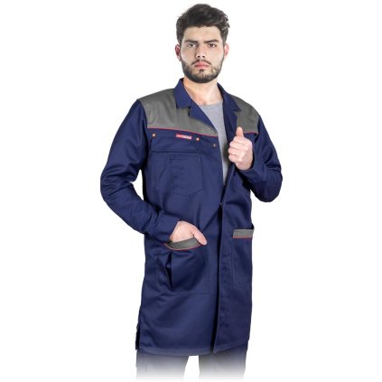 FARTUCH OCHRONNY pre mužov (Farba námornícka modro-sivá, Veľkosť 3XL)