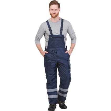 SPODNIE OCHRONNE OGRODNICZKI OCIEPLANE pre mužov (Farba navy, Veľkosť L)