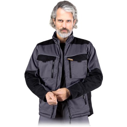 70735 6 kurtka ochronna ocieplana pre muzov farba cierna seda velkost 2xl