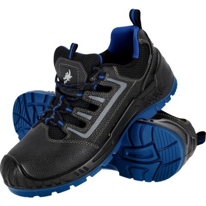 BUTY BEZPIECZNE pre mužov (Farba čierna-modrá 2, Veľkosť 39)