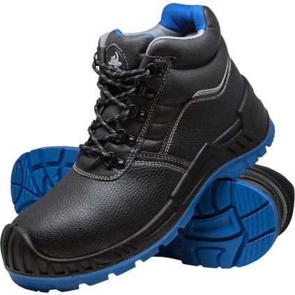 BUTY BEZPIECZNE pre mužov (Farba čierna-modrá 2, Veľkosť 39)
