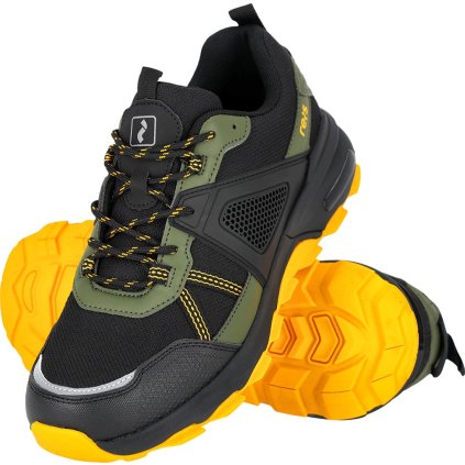 BUTY SPORTOWE pre mužov (Farba čierna-zelená-žltá, Veľkosť 39)