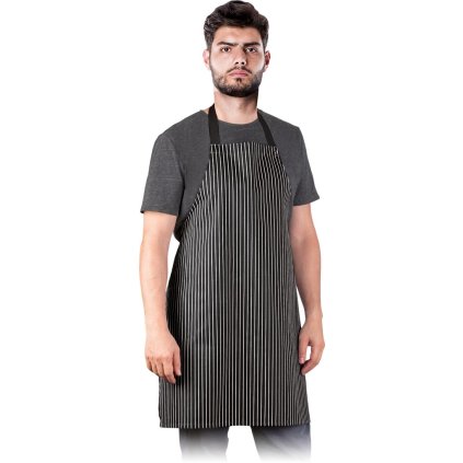 FARTUCH (Farba biela-čierna, Veľkosť 70x80)