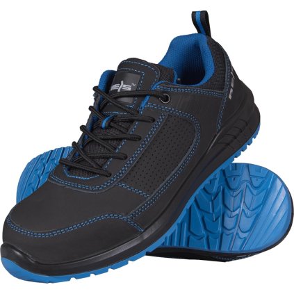 BUTY BEZPIECZNE pre mužov (Farba čierna-modrá 2, Veľkosť 39)