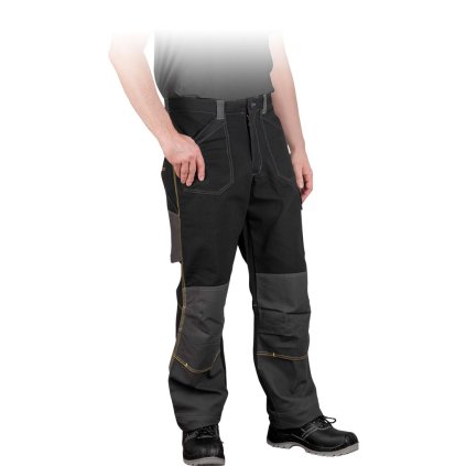 72487 5 spodnie ochronne do pasa pre muzov farba cierna seda velkost 48