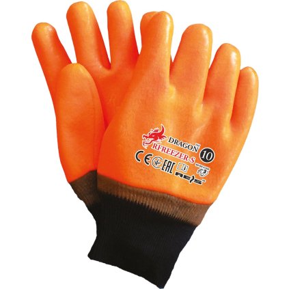 Pracovné rukavice s PVC vrstvou REIS