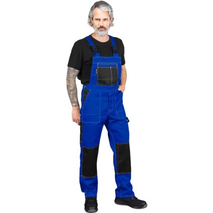 SPODNIE OCHRONNE OGRODNICZNIKI pre mužov (Farba biela-modrá-čierna, Veľkosť 46)