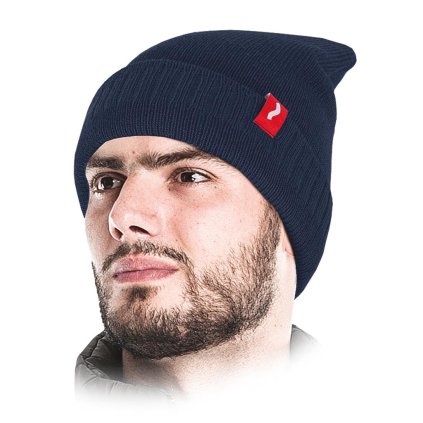 CZAPKA OCHRONNA OCIEPLANA (Farba navy, Veľkosť UNI)