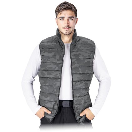 Zateplená vesta maskáčová REIS