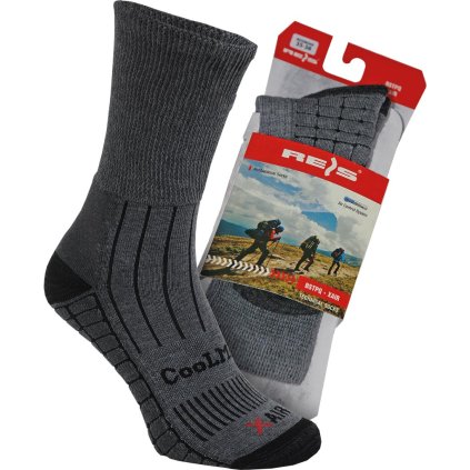 SKARPETY pre mužov (Farba oceľovo-sivá, Veľkosť L (39-42))