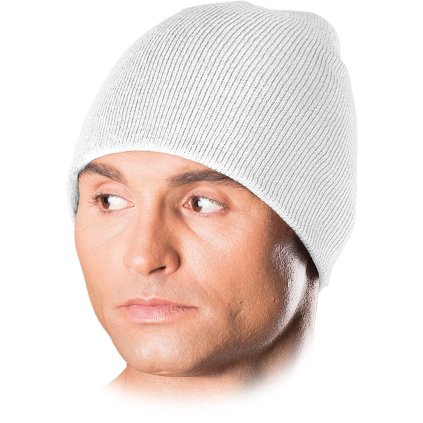 CZAPKA OCIEPLANA OCHRONNA (Farba biela, Veľkosť 57-61)