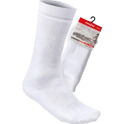 SKARPETY pre mužov (Farba biela, Veľkosť L (39-42))