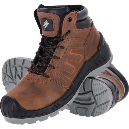 BUTY BEZPIECZNE pre mužov (Farba čierna-hendá, Veľkosť 39)