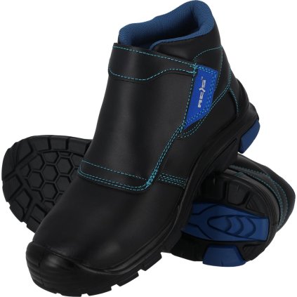 BUTY BEZPIECZNE DLA SPAWACZY pre mužov (Farba čierna-modrá 2, Veľkosť 38)