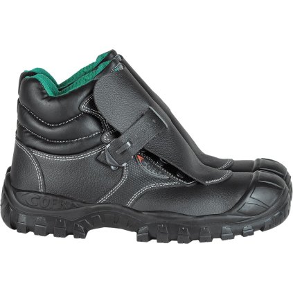 BUTY BEZPIECZNE pre mužov (Farba čierno-zelená, Veľkosť 39)