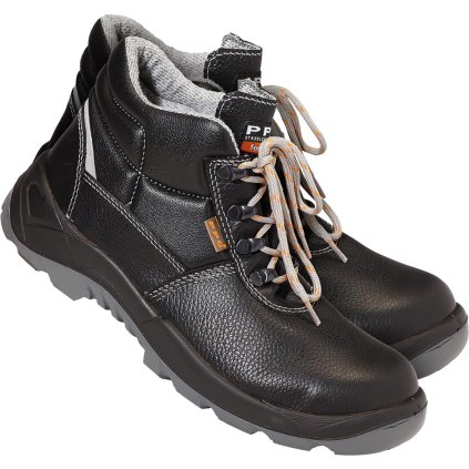 BUTY BEZPIECZNE pre mužov (Farba čierna-šedá, Veľkosť 39)