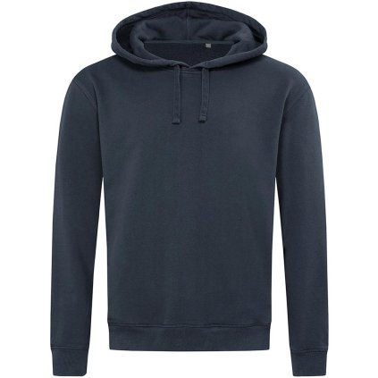 BLUZA Z KAPTUREM pre mužov (Farba navy, Veľkosť 2XL)