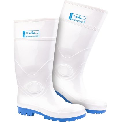 BUTY BEZPIECZNE pre mužov (Farba bielo-modrá, Veľkosť 41)