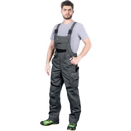 SPODNIE OCHRONNE OGRODNICZKI pre mužov (Farba čierna-šedá, Veľkosť 46)