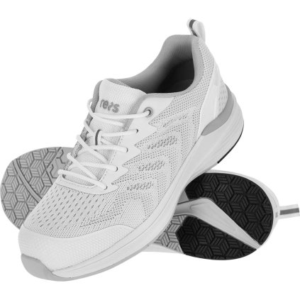 BUTY BEZPIECZNE pre mužov (Farba bielo-sivá, Veľkosť 39)