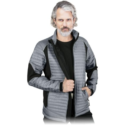 76270 6 kurtka ochronna pre muzov farba cierna seda velkost 2xl