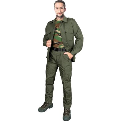 76297 5 ubranie ochronne pre muzov farba zelena velkost 2xl